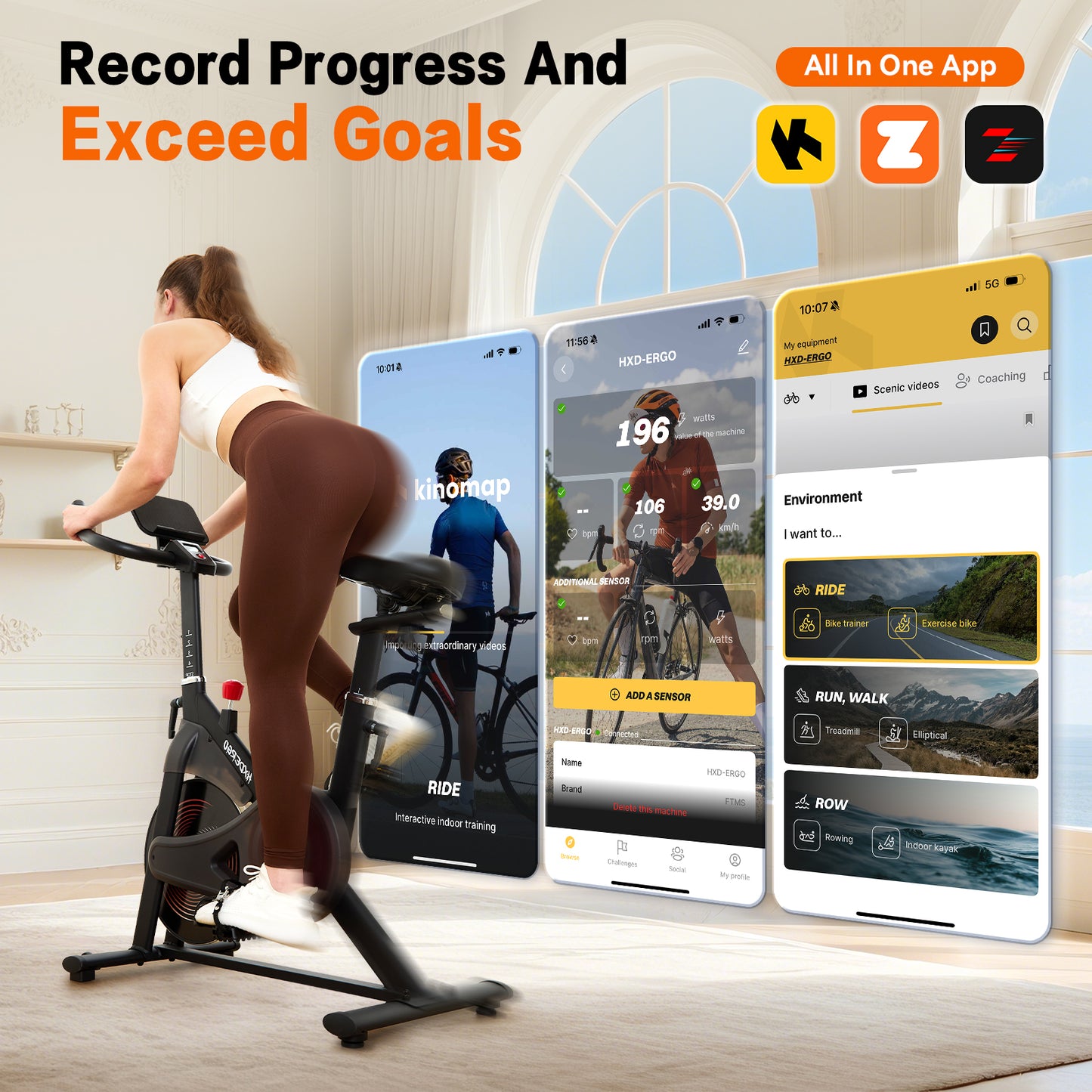 HXD-ERGO Home Cycling Bikes