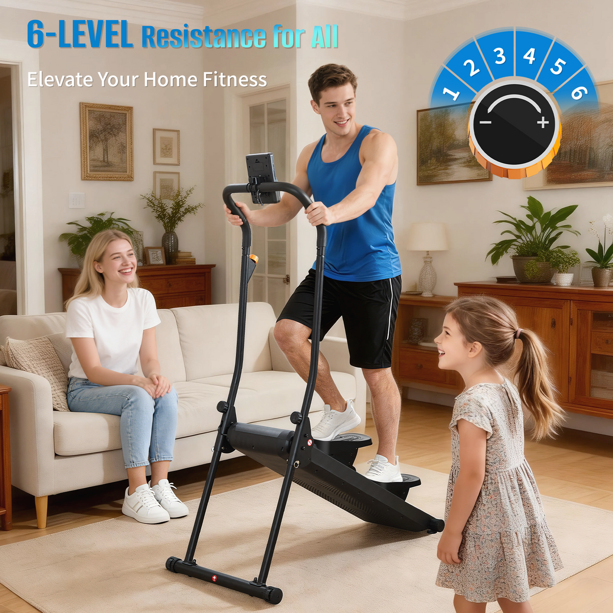 HXD-ERGO Magnetic Resistance Stair Climber