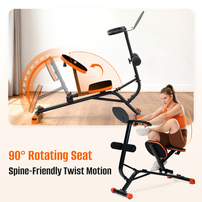 HXD-ERGO Quiet Stretching Machine | Full Body, Back & Lumbar Training for Home Gym