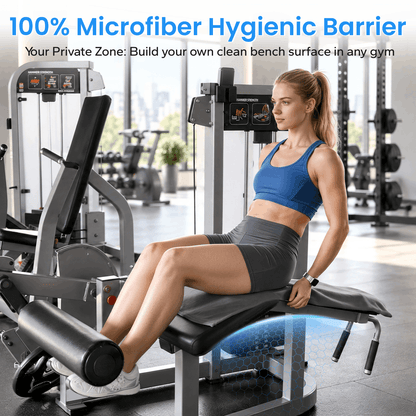 HXD-ERGO × ERGOLIFE Magnetic Workout Towel with Zipper Pocket