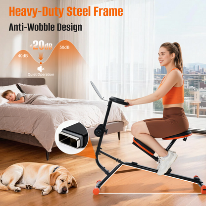 HXD-ERGO Quiet Stretching Machine | Full Body, Back & Lumbar Training for Home Gym