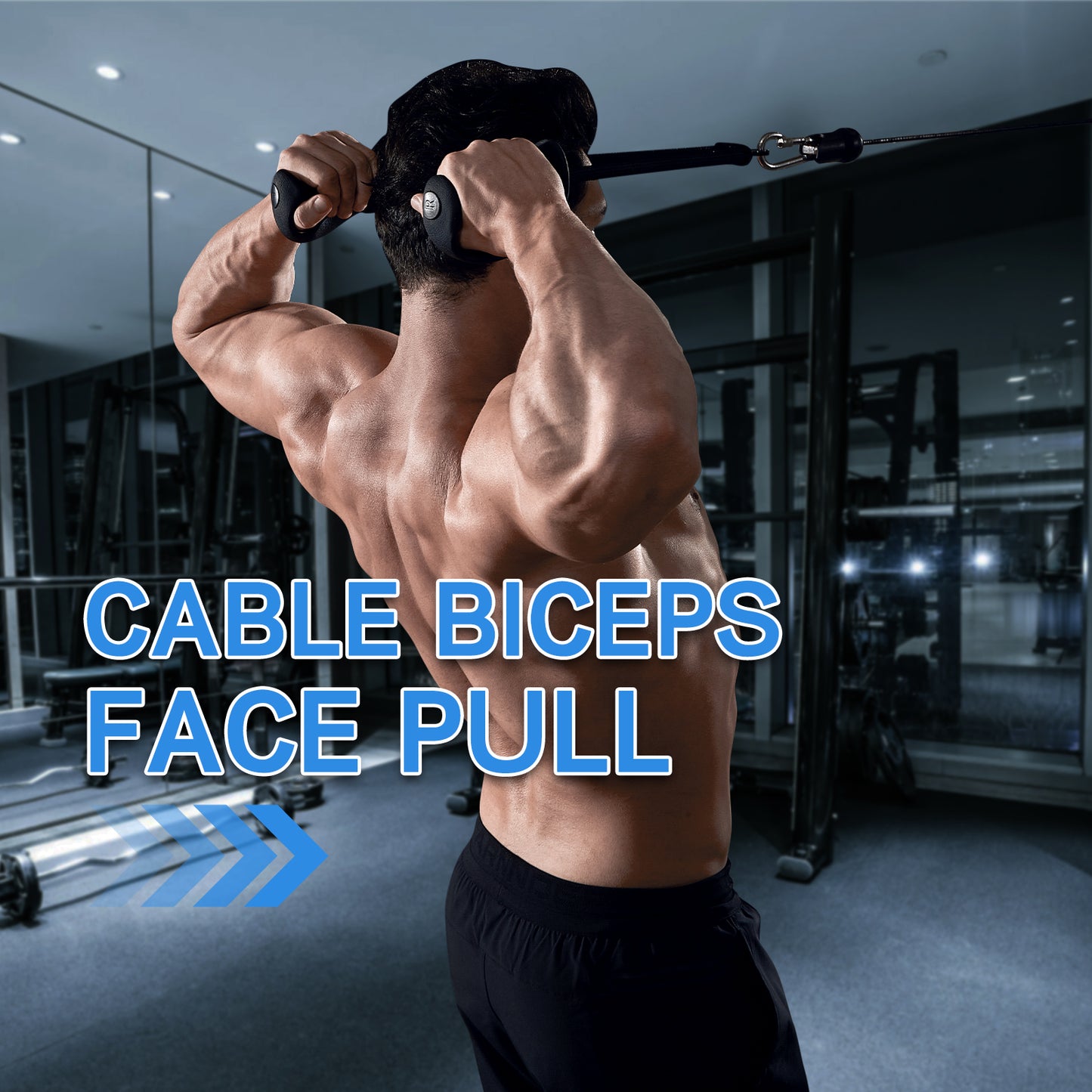 Bicep Rope with Ergonomic Grip
