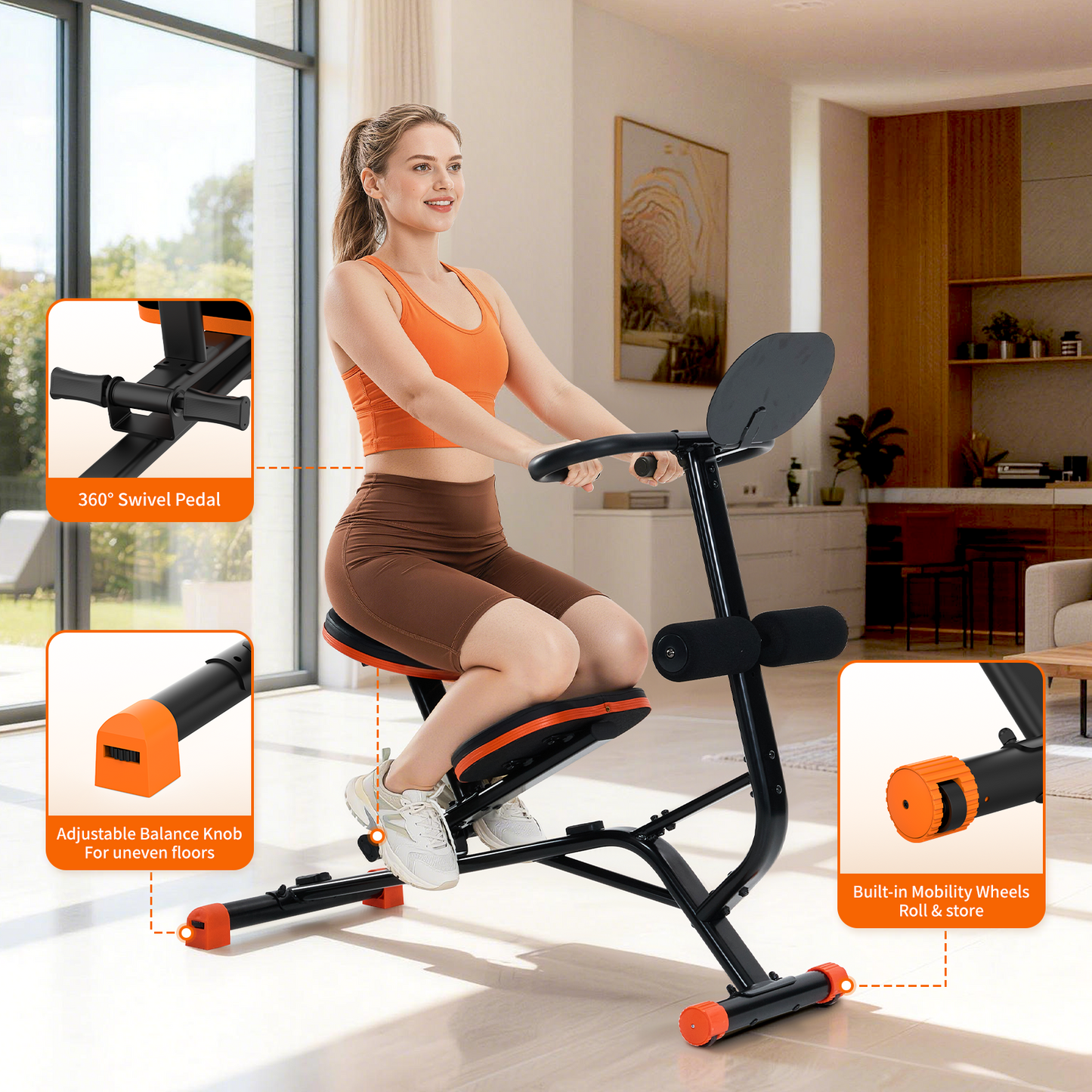 HXD-ERGO Quiet Stretching Machine | Full Body, Back & Lumbar Training for Home Gym