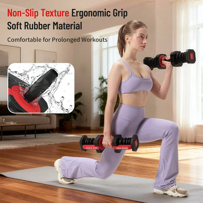 HXD-ERGO QuickSwitch Pro 55lb Adjustable Dumbbells (Pair)